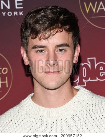 LOS ANGELES - OCT 04:  Connor Franta arrives for the People's 'One's To Watch' Event on October 4, 2017 in Hollywood, CA