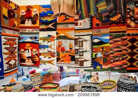 Market In Otavalo, Ecuador