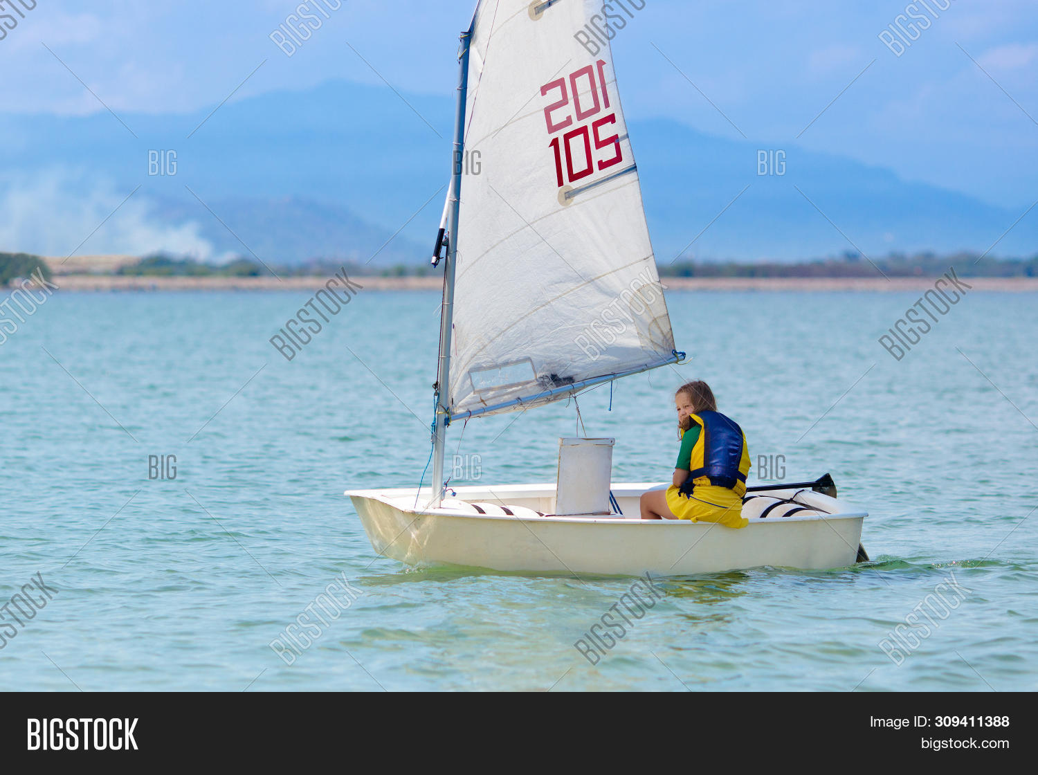Child Sailing. Kid Image & Photo (Free Trial) Bigstock