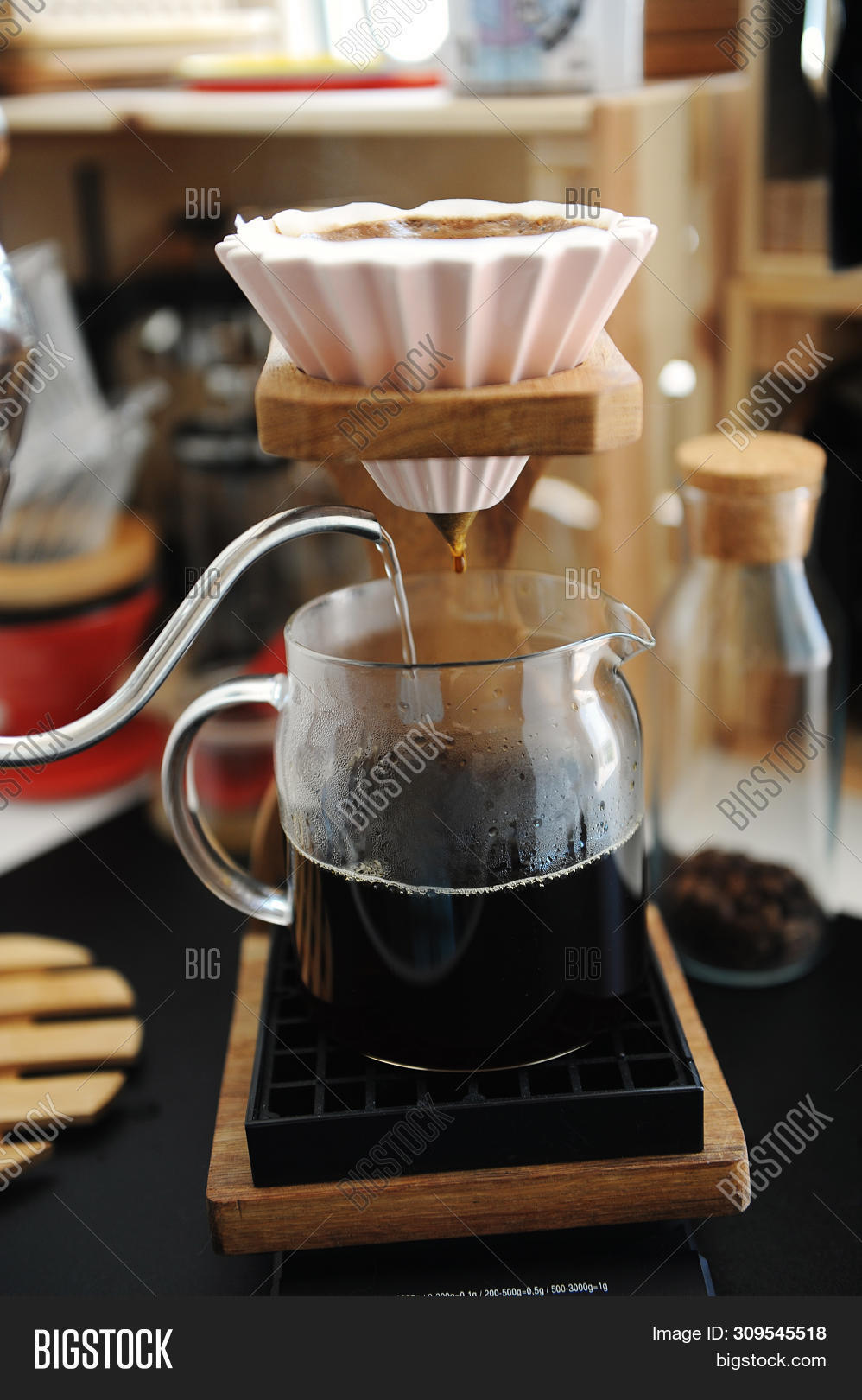 Brewing Coffee Pink Image \u0026 Photo (Free 