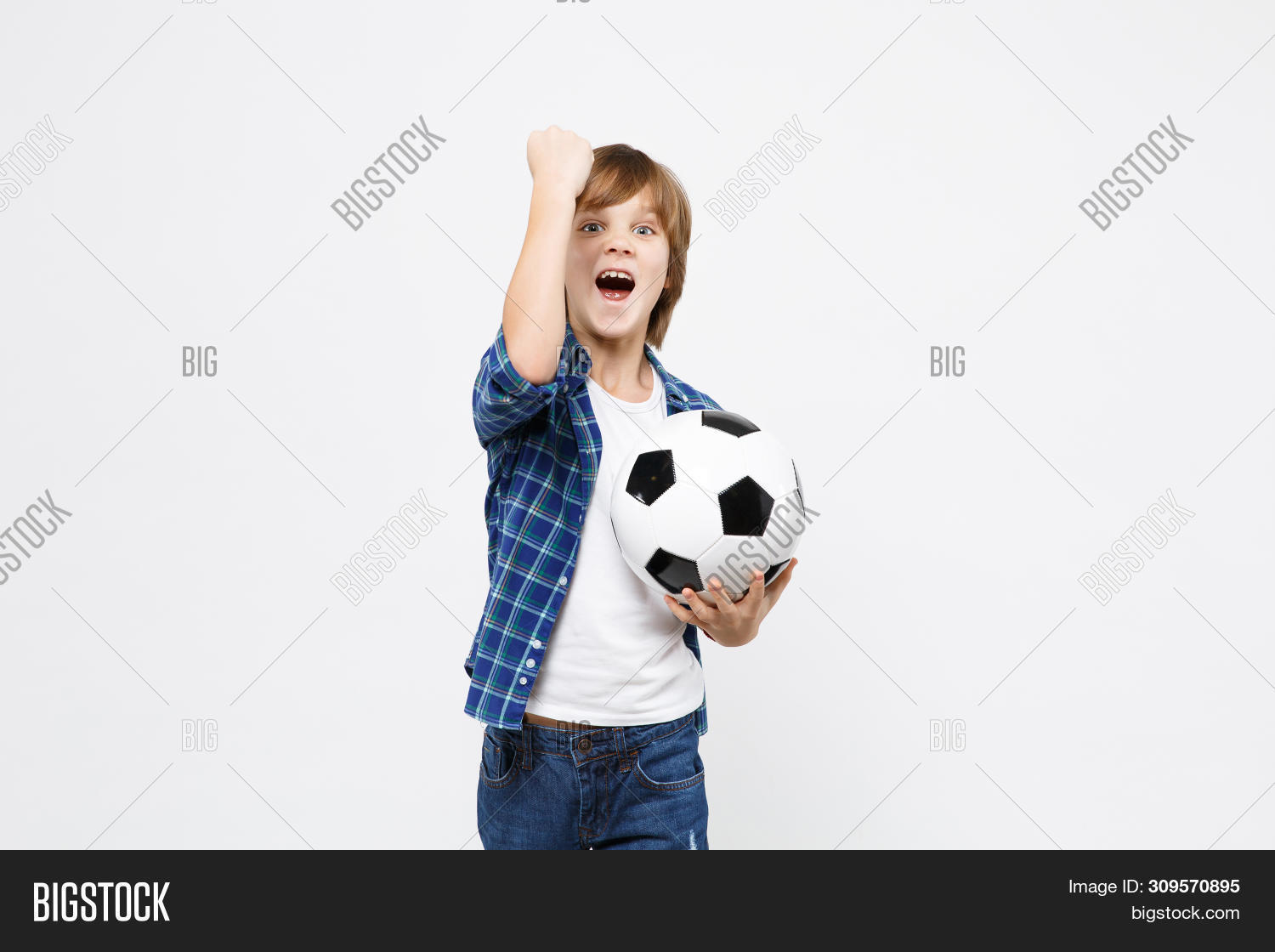 Football Fan Kid Boy Image & Photo (Free Trial) Bigstock