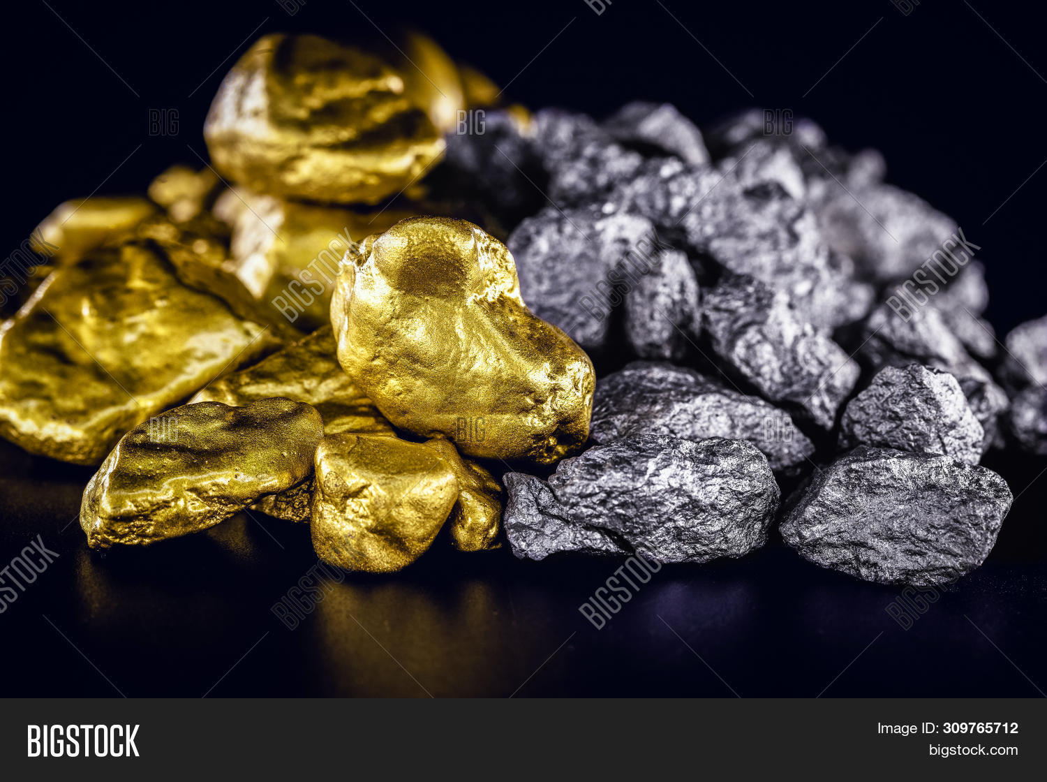 Stones Gold Silver Image & Photo (Free Trial) Bigstock