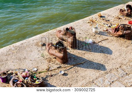 Shoes On The River Danube Monument In Budapest Jewish Memorial