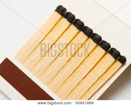 มองอย่างใกล้ชิดตรงไม้ใน matchbook