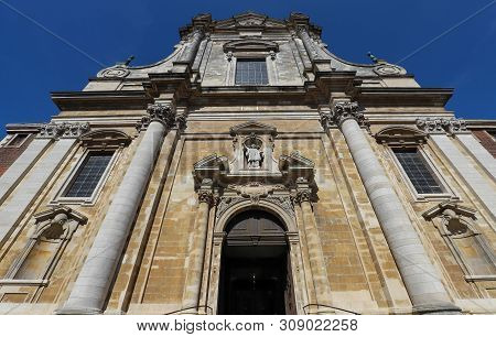 The Church Of Saint Franciscus Xaverius In Bruges In A Sunny Summer Day.