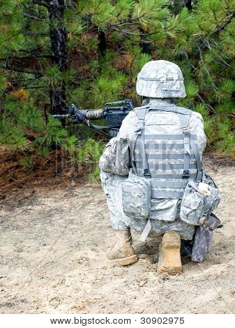 Os soldat i aktion