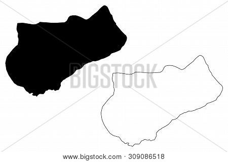 Logone Occidental Region (regions Of Chad, Republic Of Chad) Map Vector Illustration, Scribble Sketc