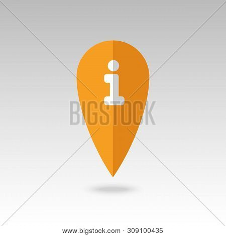 Information Pin Map Icon. Map Pointer. Map Markers. Destination Vector Icon. Gps Location Symbol. Ma