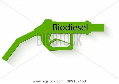 International Biodiesel Day. 10 August. Vector Illustration Of A Fuel Pump For International Biodies