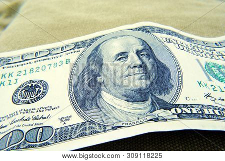 Close Up Currency Of The United States Of America