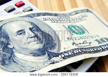 Close Up Currency Of The United States Of America