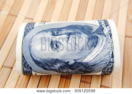 Close Up Currency Of The United States Of America