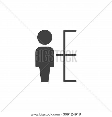 Human Resources Vector Icon. Filled Flat Sign For Mobile Concept And Web Design. User Skills Glyph I