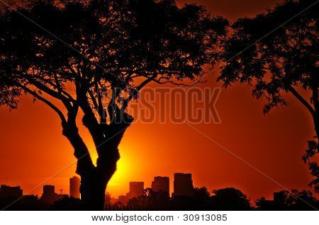 Buenos Aires al tramonto