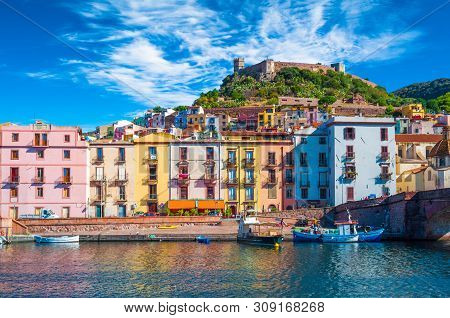 Old Village Of Bosa On The River Temo