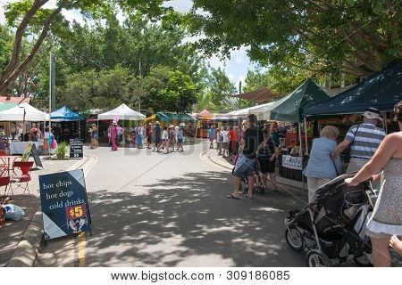 Eumundi Australia - February 1 2012; Eumundi Markets Where Artisans Growers,and Producers Of Crafts 
