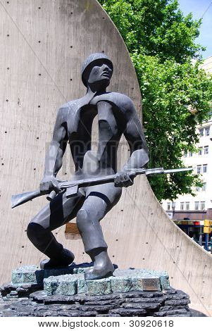 Soldado caï¿½do en Malvinas