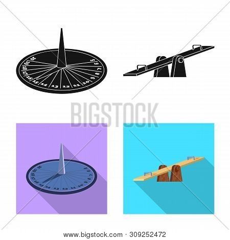 Isolated Object Of Urban And Street Sign. Set Of Urban And Relaxation Stock Vector Illustration.
