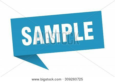 Sample Speech Bubble Vector & Photo (Free Trial) | Bigstock