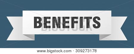 Benefits Ribbon Vector Photo Free Trial Bigstock