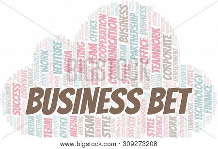 Business Bet Word Vector & Photo (Free Trial) | Bigstock