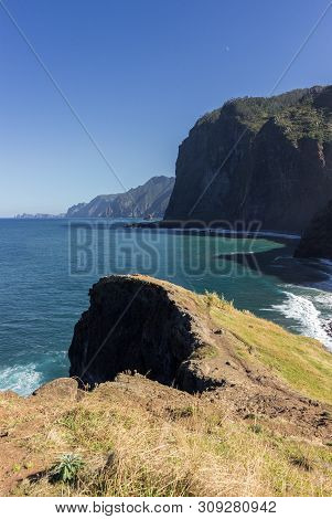 Views From Miradouro Do Guindaste In Madeira (portugal)