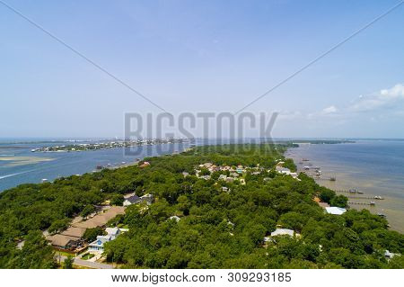 Aerial View Of Perdido Key, Florida And Ono Island, Alabama Beaches