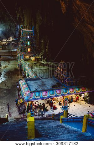 Batu Caves, Kuala Lumpur, May, 2019 : The Batu Caves Lord Murugan Statue, Malaysia