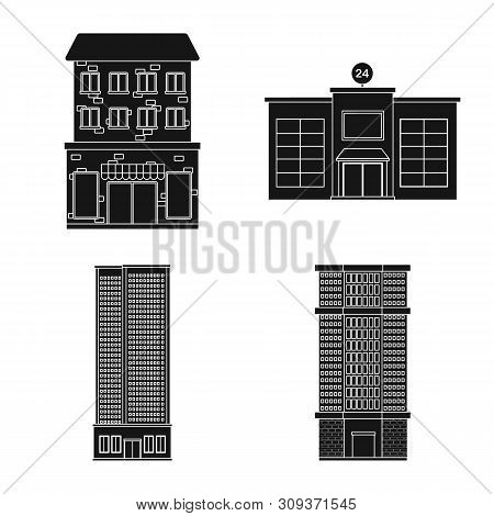 Vector Illustration Of Modern And Estate Logo. Set Of Modern And Building Vector Icon For Stock.
