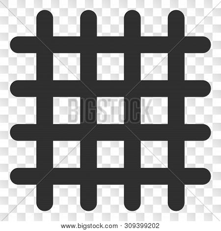 Grid Eps Vector Pictogram. Illustration Contains Flat Grid Iconic Symbol On A Chess Transparent Back