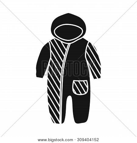 Vector Illustration Of Rompers And Clothing Icon. Collection Of Rompers And Infant Stock Vector Illu