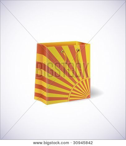 shopping bag gialla