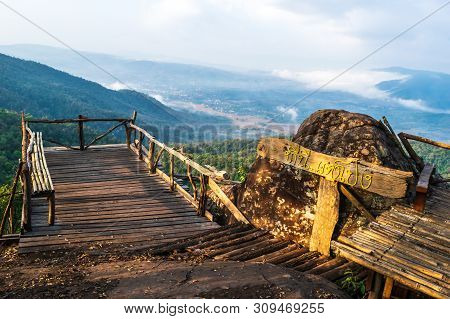 The Iconic View Of The Camping Point On Top Of The Mountain At Phu Taopong, The Unseen Destination O