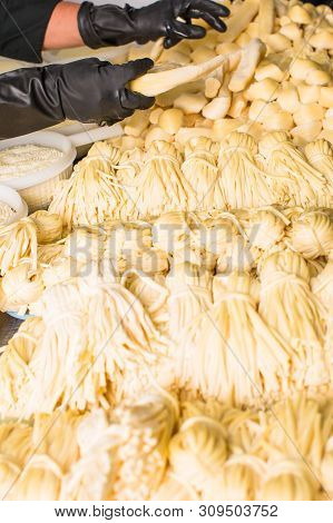 Cheese Production, Chechil Cheese, Dairy Product, Factory