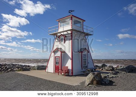 Arisaig Lighthouse Liverpool In Nova Scotia Canada