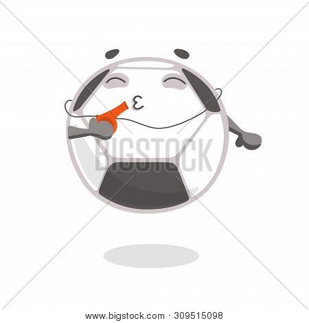 Happy Soccer Ball Vector Photo Free Trial Bigstock