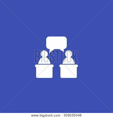 Debate Icon, Vector, Eps 10 File, Easy To Edit