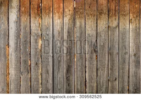 Old, Grunge Wooden Wall Used As Background