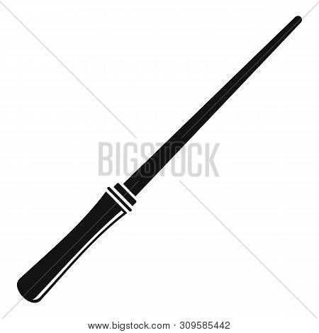 Magic Stick Icon. Simple Illustration Of Magic Stick Vector Icon For Web Design Isolated On White Ba