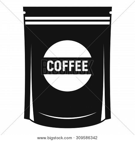Coffee Package Icon. Simple Illustration Of Coffee Package Vector Icon For Web Design Isolated On Wh