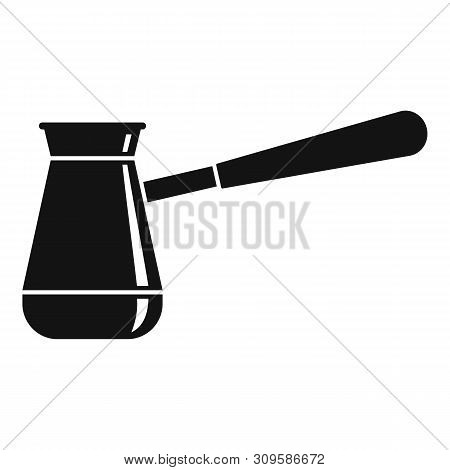 Coffee Ibrik Icon. Simple Illustration Of Coffee Ibrik Vector Icon For Web Design Isolated On White 