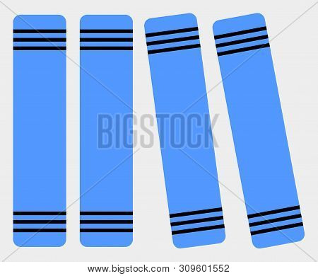 Books Raster Icon. Illustration Contains Flat Books Iconic Symbol Isolated On A White Background.