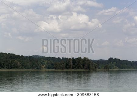 The Ostersee In Bavaria, Southern Germany.