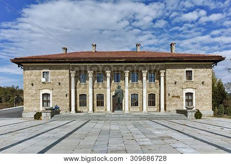 Kovachevtsy, Bulgaria - October 9, 2016: House Museum And Monument Of Communist Leader Georgi Dimitr
