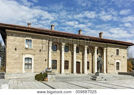 Kovachevtsy, Bulgaria - October 9, 2016: House Museum And Monument Of Communist Leader Georgi Dimitr