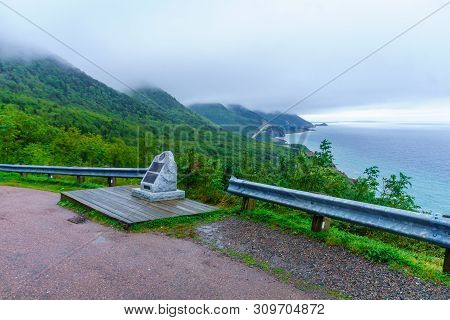 Landscape (near Cap Rouge) Along The Cabot Trail, In Cape Breton Island, Nova Scotia, Canada