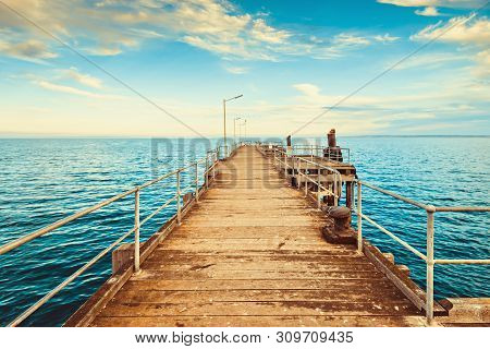 Kingscote Jetty At Dusk, Kangaroo Island, South Australia
