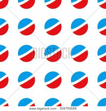 Volleyball Ball Seamless Pattern Vector Background Layout