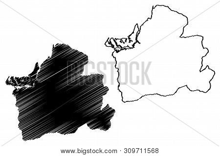 El Oro Province (republic Of Ecuador, Provinces Of Ecuador) Map Vector Illustration, Scribble Sketch