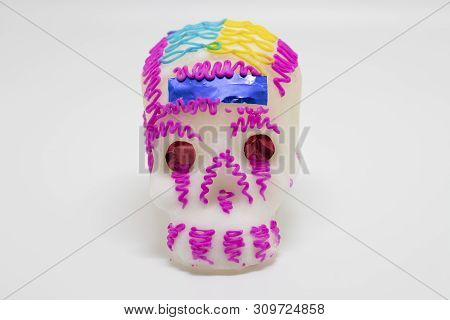 July 02, 2019, Tokyo, Japan - A Picture Of A Mexican Sugar Skull (candy) For Day Of The Dead Celebra